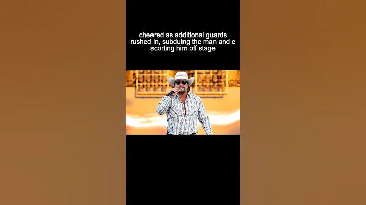 Fan Storms Stage at Gavin Adcock Concert, Tackled!