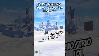 These Monthly Wipe Rust Server Bases Are CRAZY - Rust Gameplay Clips #rust #rustgame #rist