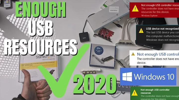 S3.E9: NOT Enough USB Controller Resources. ITS ENOUGH! 2020