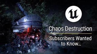 #UE5 Series: Answering YOUR Biggest Chaos Destruction Questions (With PRO Fixes!)
