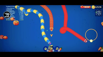 Worm zone.io snake slither game♥️ subscribe like share comment #wormszonemagic #snake🐍🐍🐍🐍🐍🐍 #gaming