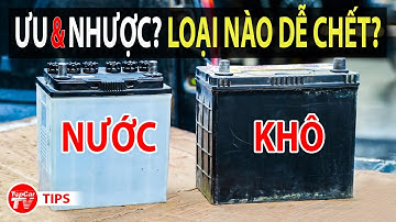So sánh ắc quy khô và ắc quy nước: Loại nào dễ chết khi nghỉ Covid? Ưu và nhược? | TIPCAR TV