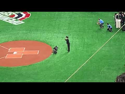 山崎育三郎さんの国歌斉唱～2019 MLB開幕戦 アスレチックス VS マリナーズ