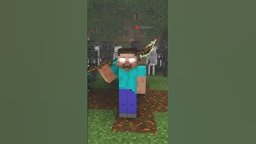 Steve becomes Herobrine taking revenge on the villagers -  Minecraft Animation