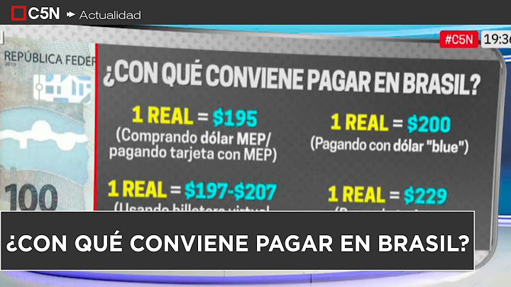 ¿Con QUÉ CONVIENE PAGAR en BRASIL?