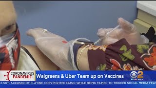 Walgreens Partners With Uber To Increase Vaccine Access