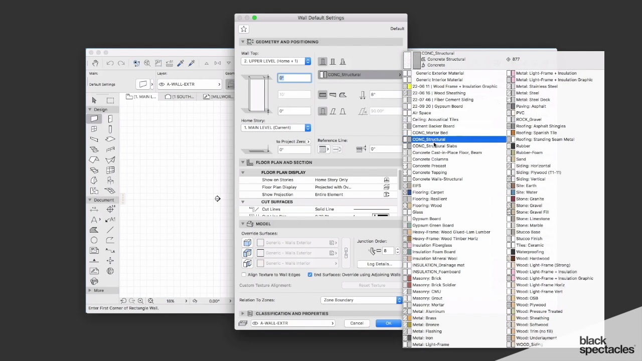Surfaces Overview | ArchiCAD Intermediate Level Training autodesk revit