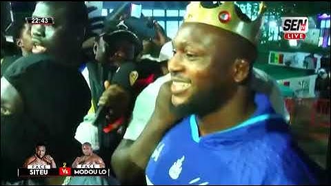 Face to face: L’entrée spectaculaire de Modou Lo avec sa couronne