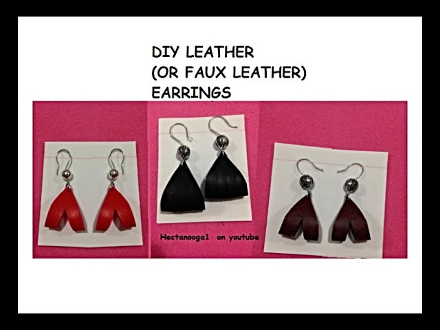 181 Pcs Leaf Faux Leather Earrings Making Kit for Beginner