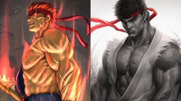 Capcom VS SNK Arrange MUGEN - Evil Ryu VS Ryu