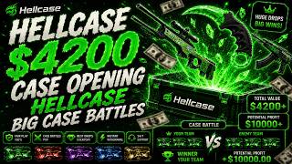 HELLCASE $4200 CASE OPENING ⚔️💸 HELLCASE BIG CASE BATTLES