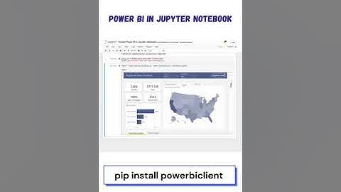 Now Import Power BI in Jupyter Notebook.