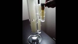 stemless tube 7mm glass with stemless ash-catch