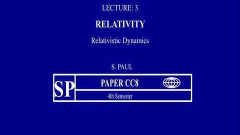 Relativistic Dynamics 1