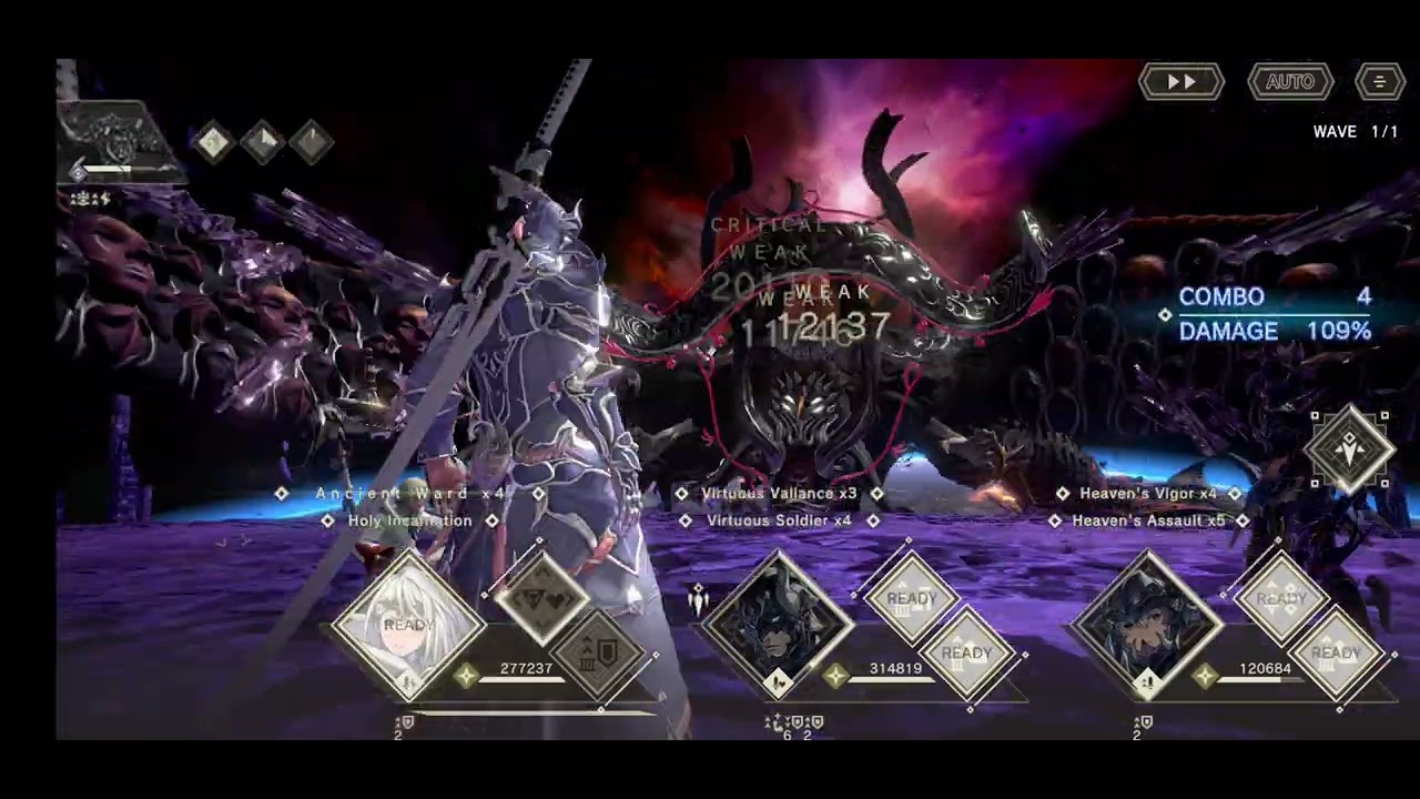 Nier re[in]carnation FFXIV crossover Hadès battle extra hard 3 YouTube