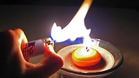 Relighting Candle Smoke in Slow Motion  - Amazing Candle Fire Trick