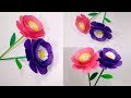 Paper Stick Flower | Beautiful & Pretty Stick Flower Making Step By Step | Jarine's Crafty Creation