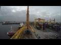 4 MONTHS TIMELAPS -LIEBHERR STS CRANE RISE UP