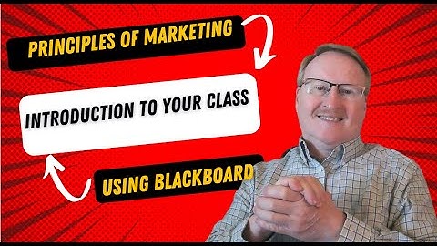 Principles of Marketing Introduction to College Course