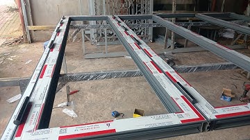 Chi tiết VÀO đố động và lề cửa nhôm XINGFA 4 cánh/phúc thiên vlog 40