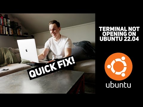 Terminal not opening on Ubuntu 22.04 - FIXED!