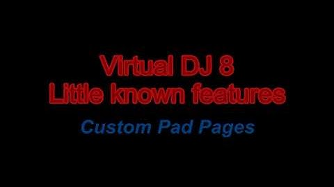 VDJ8 - Custom Pad Pages
