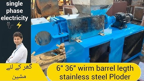 6" soap stainless steel Ploder , mixer and semi auto stamper machine by Sayan machinery manufacturer