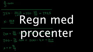 Regn Med Procenter