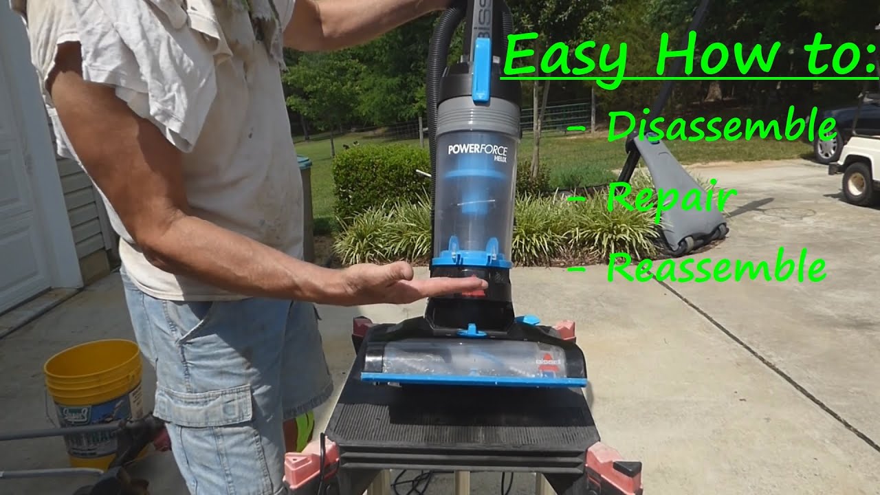 How to Disassemble Fix & Reassemble an Upright Vacuum Cleaner