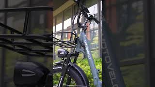 Motovelo Dn9 Aluminum Lightweight E-Bike With Shimano 7-Speed & Cargo Rack