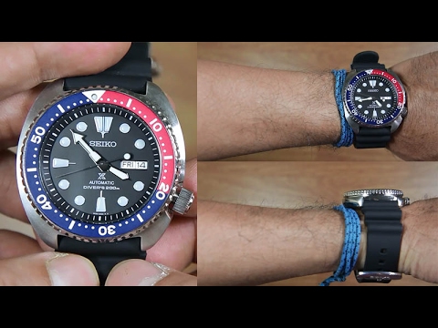 SEIKO PROSPEX SRP779K1 Turtle Edition Automatic Rubber - YouTube