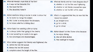 Listening FCE Test Part 4 with answers 01