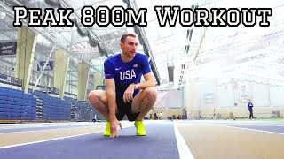 Ultimate 800m Peaking Workout (ended up vomiting)