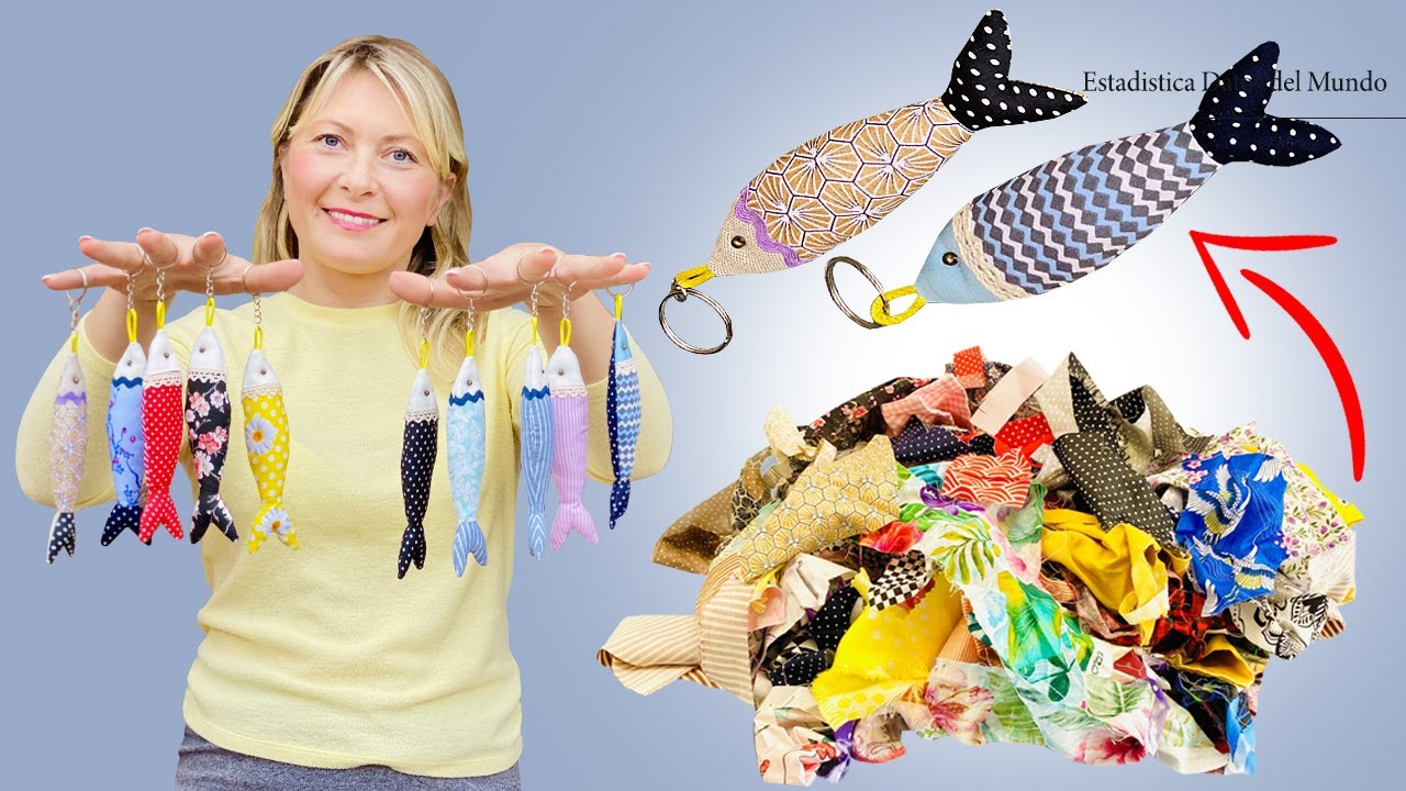 Не выбрасывайте отходы / Зарабатывайте легкие деньги с помощью этой идеи / Брелок для ключей