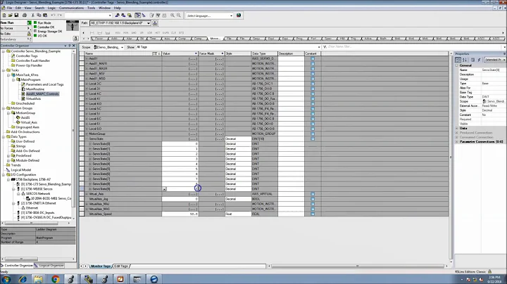 Studio 5000 Logix Designer Servo MAPC Instruction Vid 2 - Adding Axis01