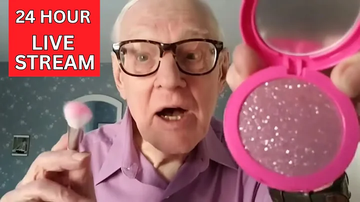 🔴ASMR Grandpa 4 HOUR Doing Your Makeup Roleplay for Sleep💄LIVE STREAM Replay (MAKEUP TAPPING) 😴