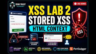 Stored XSS Lab 2 in Bangla | HTML Context with Nothing Encoded | PortSwigger XSS Walkthrough