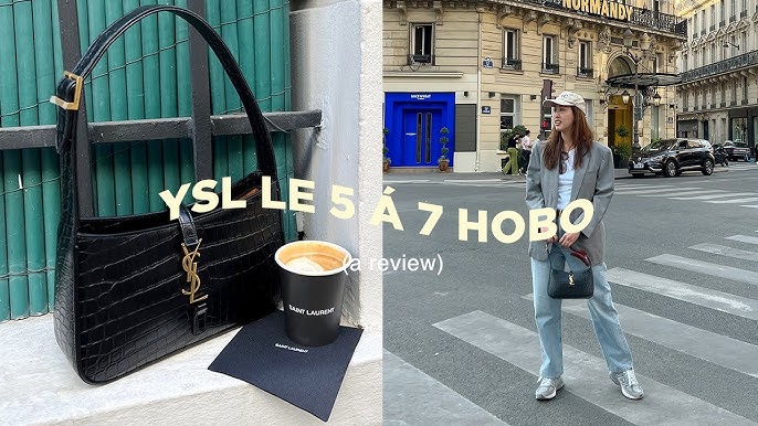 Saint Laurent 2022 Le 5 à 7 Hobo - Black Hobos, Handbags