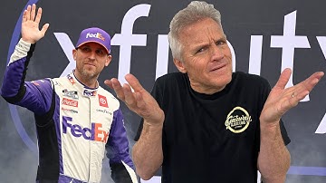 Denny Hamlin Disagrees with “The Kenny Wallace Show" Comments on Kyle Busch vs Joe Gibbs
