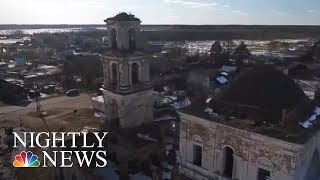 A Look At One Of Russia’s Thousands Of ‘Ghost Villages’ | NBC Nightly News