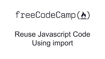 Reuse JavaScript Code Using import