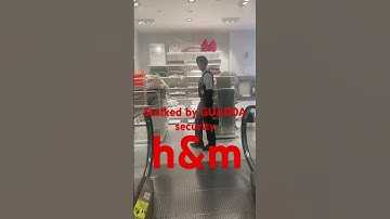 Being Stalked by GUARDA at h&m Eaton Centre.