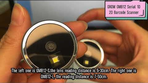 GROW GM812 Series DC5V QR Bar Code Scanner Module USB/UART Interface Round Shape Support Windows