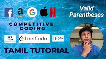 Valid Parentheses Tamil Tutorial C++ (LeetCode 20 Easy)
