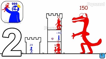 Stick War: Hero Tower Defense - Gameplay Walkthrough Part 2 Levels 17-34 Stickman Army (Android,iOS)