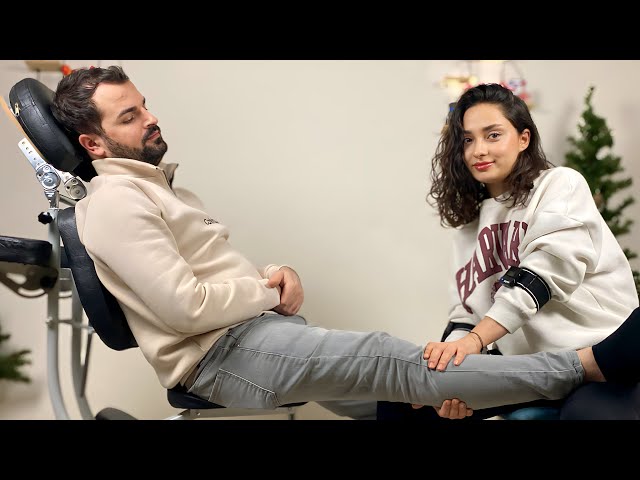 ASMR MASSAGE SEDEF - LEG MASSAGE AND HEAD MASSAGE (DEEP TISSUE)