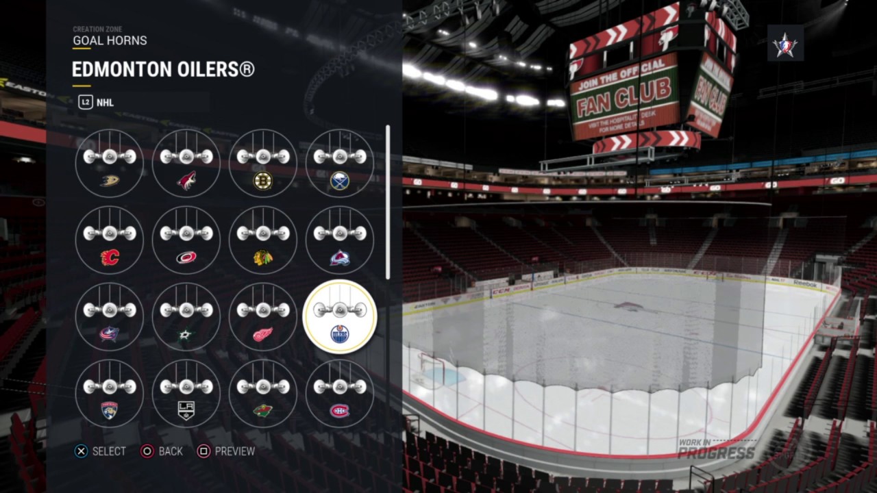 NHL 17  NHL Goal Horns