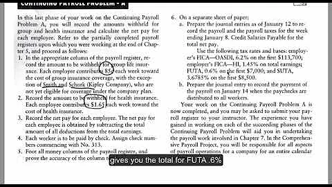 ACCT 032 Continuing Payroll Project  Ch 6 Demo