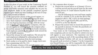 ACCT 032 Continuing Payroll Project  Ch 6 Demo