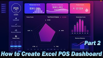 How to Make POS Dashboard in Excel with Seller Filter by Ranking | Part 2